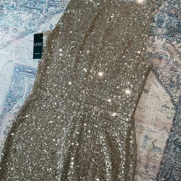 Lauren Sequin Sleeveless Dress - Picture 4 of 6